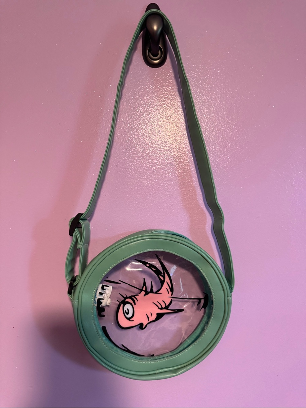 Dr. Seuss Clear Bag with Mint Trim and Teal Logo